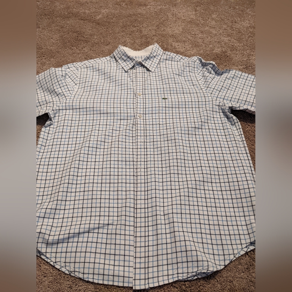 Men's Lacoste Classic Fit Long Sleeve Shirt Size 42